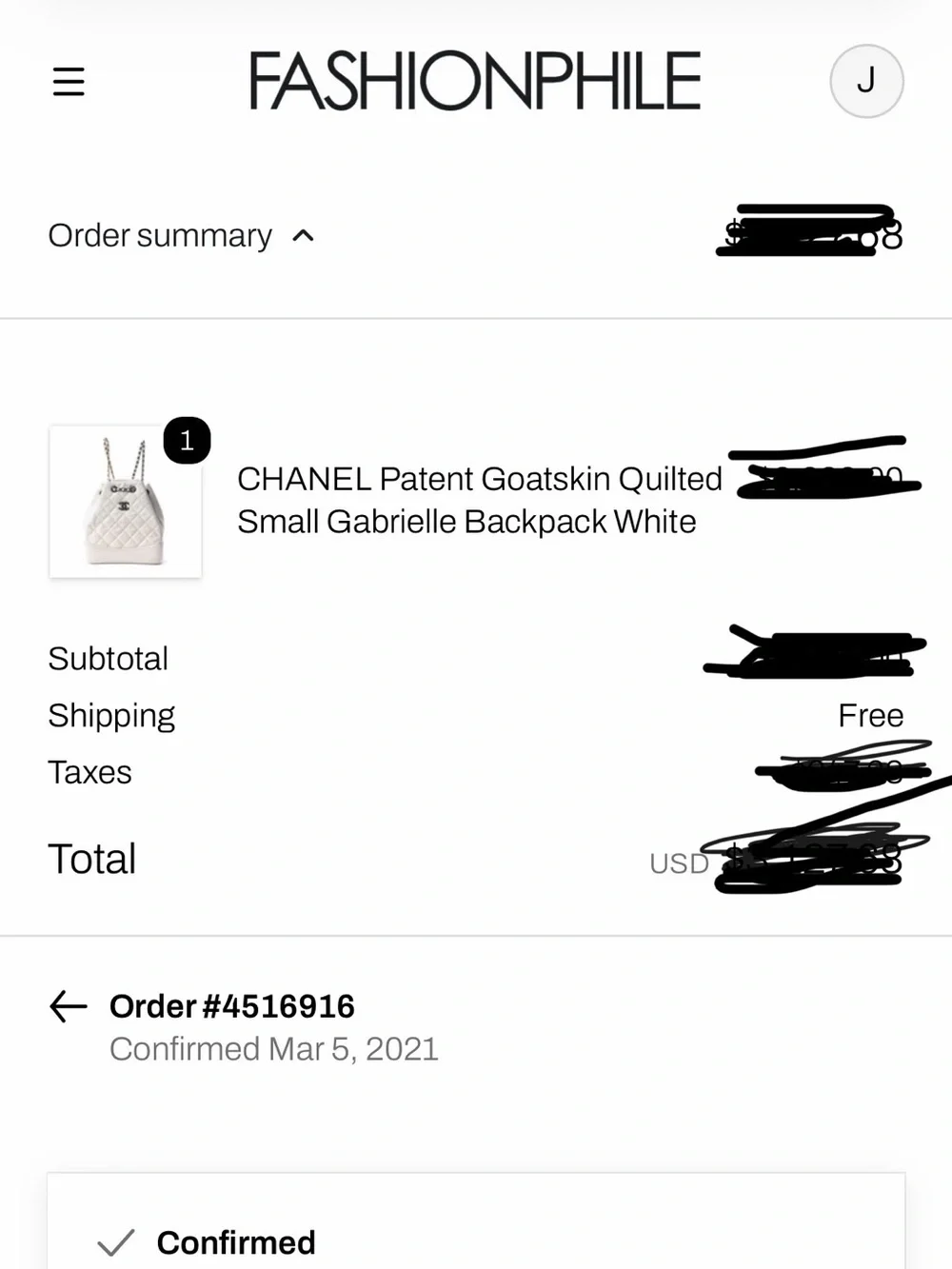 Chanel Gabrielle Backpack (All White)